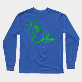 New Orleans Abstract Long Sleeve T-Shirt